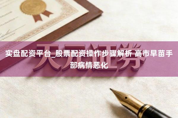 实盘配资平台_股票配资操作步骤解析 高市早苗手部病情恶化