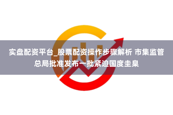 实盘配资平台_股票配资操作步骤解析 市集监管总局批准发布一批紧迫国度圭臬